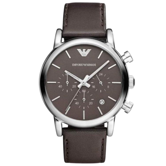 Emporio Armani AR1734 Men's Luigi Chronograph Brown Watch