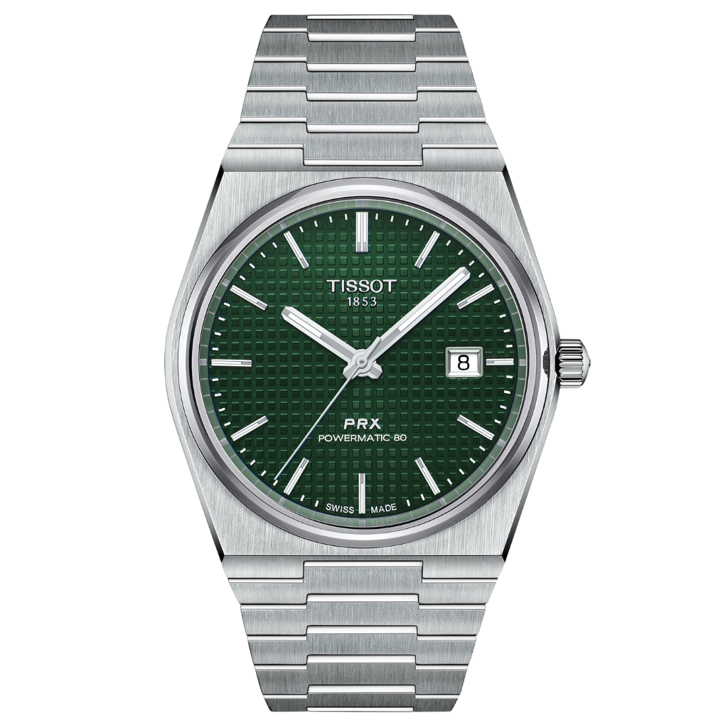 Tissot Prx Powermatic 80 Men's Green Watch T1374071109100