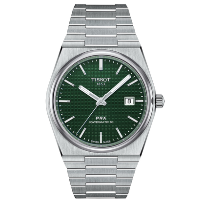 Tissot Prx Powermatic 80 Men's Green Watch T1374071109100