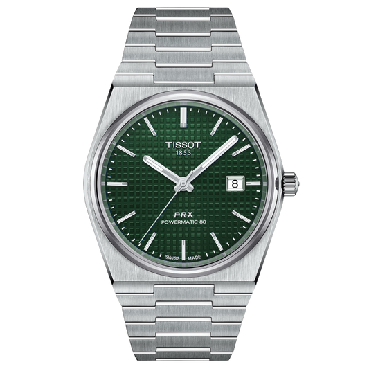 Tissot Prx Powermatic 80 Men's Green Watch T1374071109100