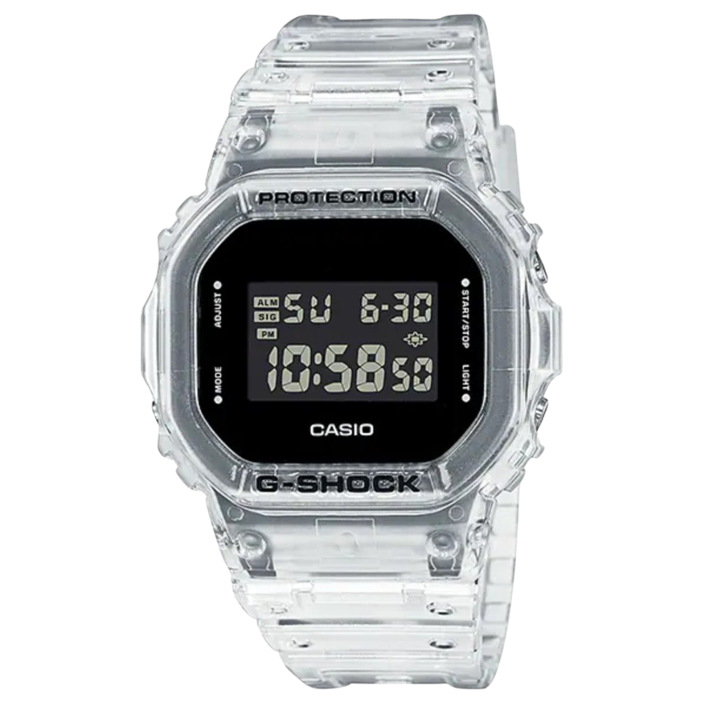 Casio G-Shock Men's Watch Skeleton Series Translucent DW-5600SKE-7DR