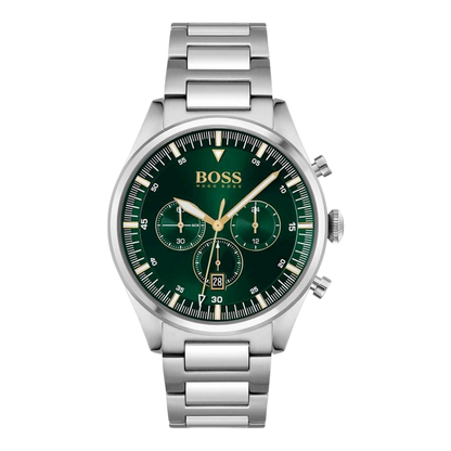 Hugo Boss Men's Watch Chronograph Pioneer Green HB1513868