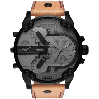 Diesel DZ7406 Men's Chronograph Mr Daddy 2.0 Brown Watch