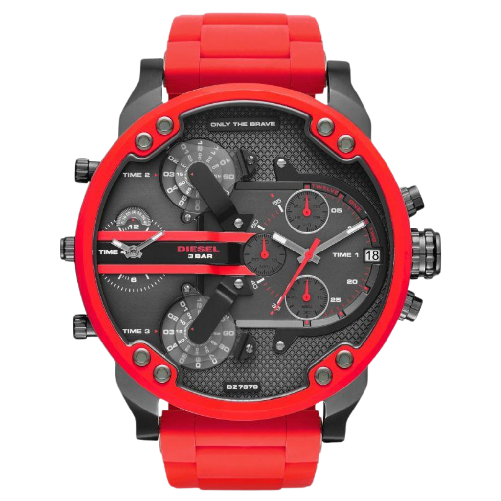 Diesel DZ7370 Men's Daddy 2.0 Red Chronograph Watch