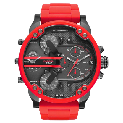 Diesel DZ7370 Men's Daddy 2.0 Red Chronograph Watch