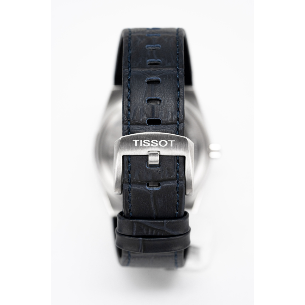 Tissot Men's Watch PRX Blue Leather T1374101604100