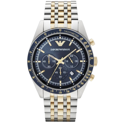 Emporio Armani AR6088 Men's Blue Chronograph Watch