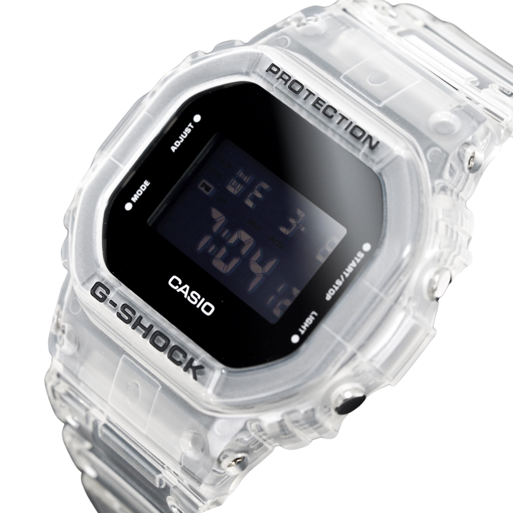 Casio G-Shock Men's Watch Skeleton Series Translucent DW-5600SKE-7DR