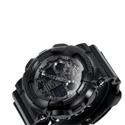 Casio G-Shock Watch Men's Black Camo GA-100CF-1ADR