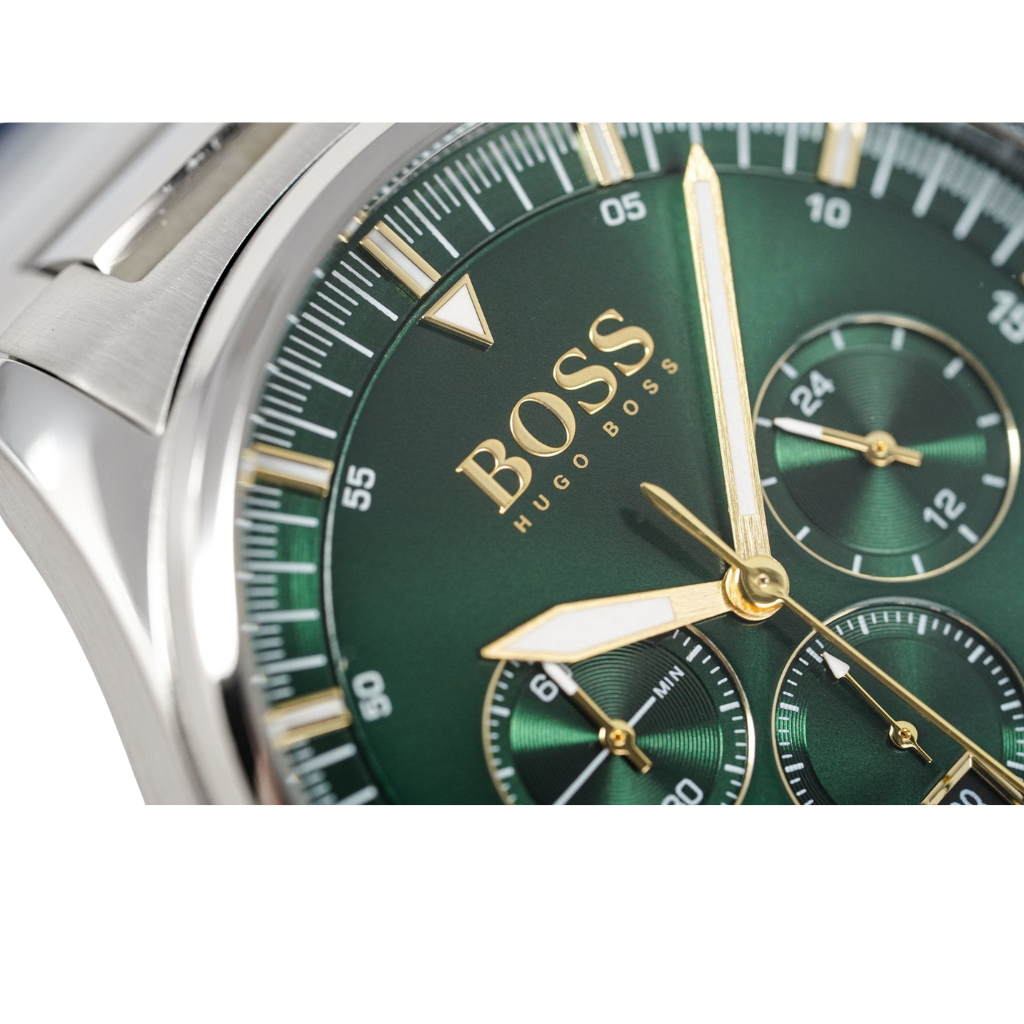 Hugo Boss Men's Watch Chronograph Pioneer Green HB1513868