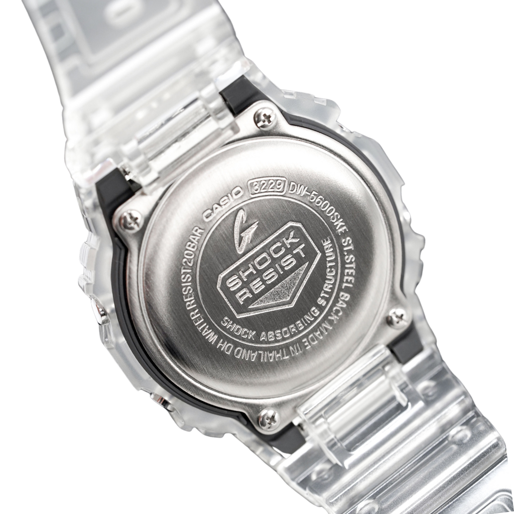 Casio G-Shock Men's Watch Skeleton Series Translucent DW-5600SKE-7DR